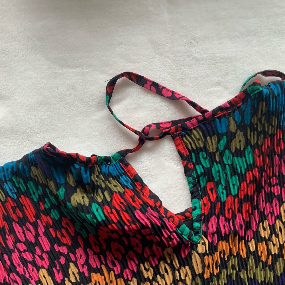 Never Fully Dressed Multicolor Leopard Print Long… - image 8